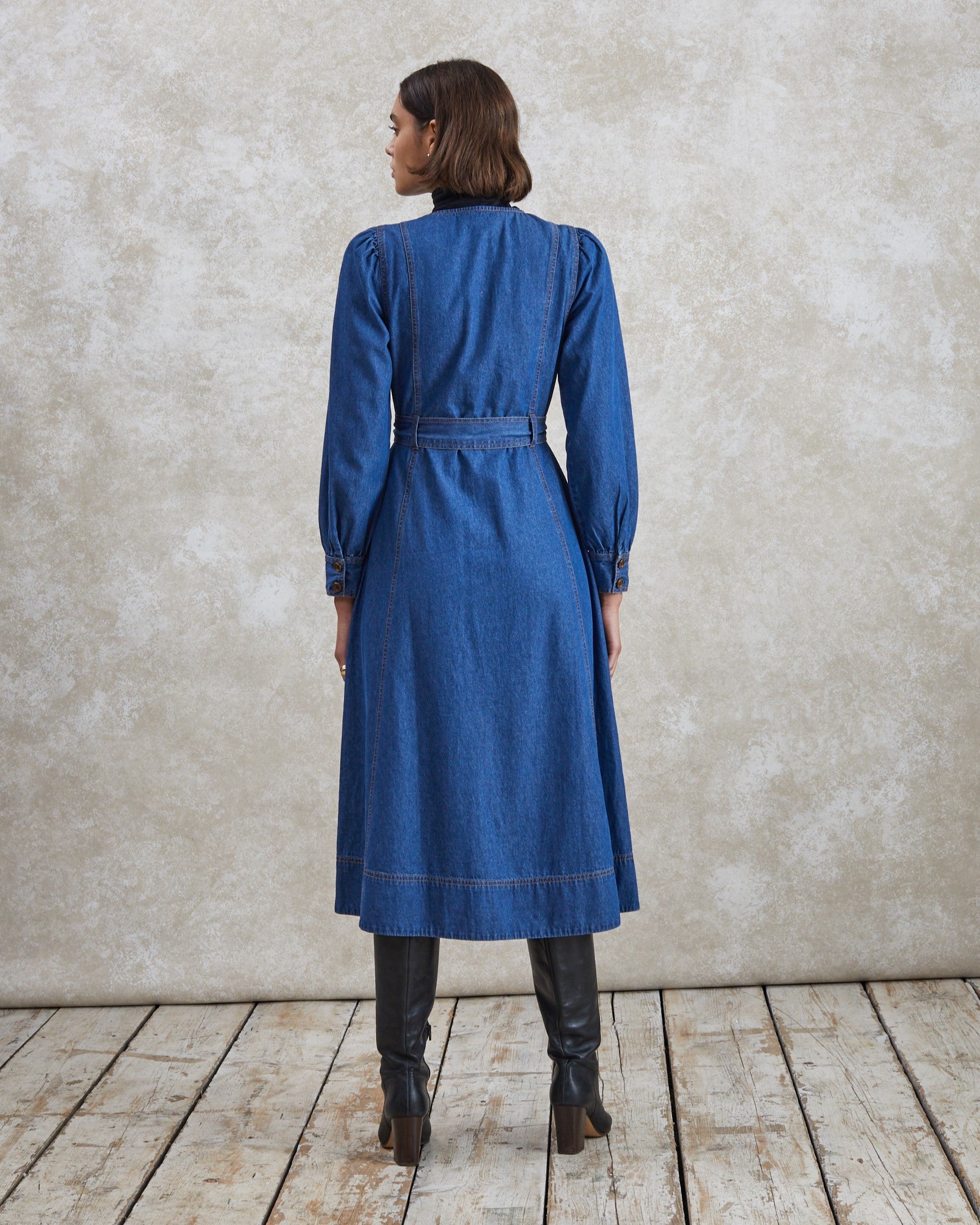 Alice Mid Blue Denim Dress