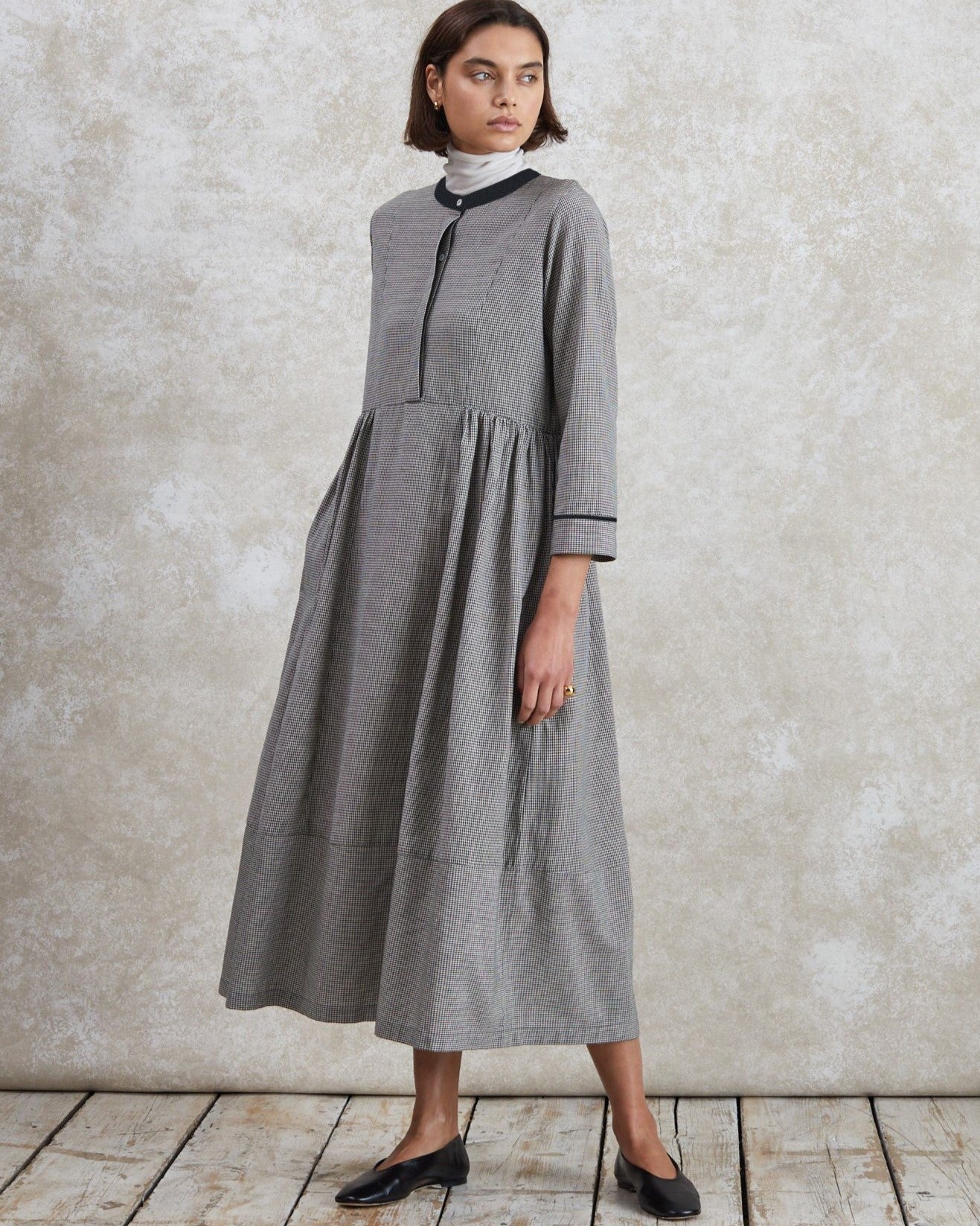 Fleur - Woven Check Dress